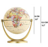 Annova Mini Antique Globe 4-inch / 10 cm - Swivels in All Directions Educational, Decorative, Unique, Small World, Desktop, Vintage (Mini Globe 4