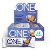 ONE Protein Bars, Blueberry Cobbler, Gluten Free Protein Bars with 20g Protein and only 1g Sugar, Guilt-Free Snacking for High Protein Diets, 2.12 oz (12 Count)