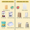 Chip Bag Sealer Handheld Bag Sealer Heat Seal Food Saver Bags Mini Kitchen Gadgets,Handheld Food Sealer Heat Sealer with 45