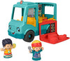 Little People Musical Toddler Toy Serve It Up Food Truck Vehicle with 2 Figures for Pretend Play Ages 1+ Years