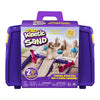 Kinetic Sand, Folding Sand Box with 2lbs of Play Sand, 7 Molds and Tools, Sensory Toys, for Kids Ages 3 and up