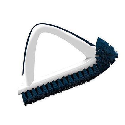 Unger 2-in-1 Grout & Corner Scrubber Brush Tool - Cleaning Brush, Showers, Grout, Shower Door Tracks, Bathroom Tile & Bathtub