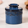 Butter Bell - The Original Butter Bell crock by L Tremain, a Countertop French Ceramic Butter Dish Keeper for Spreadable Butter, Antique Collection, Denim Blue - Reactive Glaze Pottery