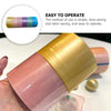 Toyvian 6 Rolls of Sticky Ball Tape Candy Color Decompression Sticky Ball Glue Toy Adhesive Tape for Kids Adults DIY Rainbow Ball Toy