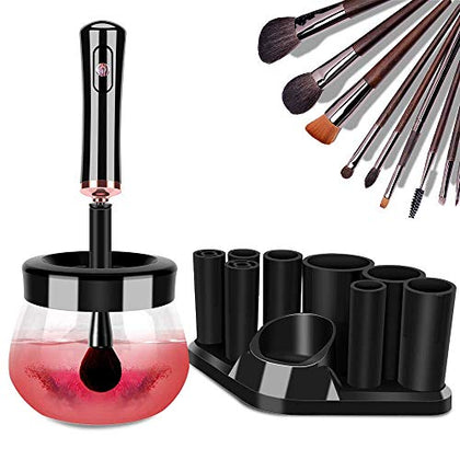 Makeup Brush Cleaner Dryer, Neeyer Super-Fast Electric Brush Cleaner Machine Automatic Brush Cleaner Spinner Makeup Brush Tools