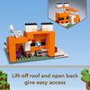 LEGO Minecraft The Fox Lodge House 21178 Animal Toys with Drowned Zombie Figure, Birthday Gift for Grandchildren, Kids, Boys and Girls Ages 8 and Up