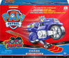 Paw Patrol, Moto Pups Chases Deluxe Pull Back Motorcycle Vehicle with Wheelie Feature and Toy Figure