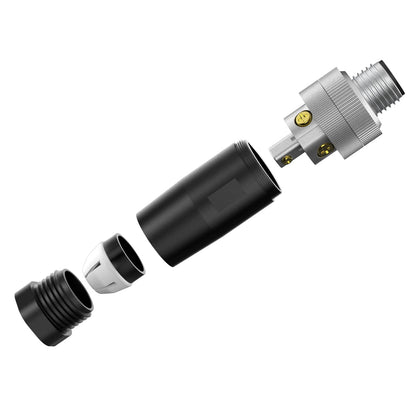 NMEA 2000 (N2k) 5pin Micro Male Field Installable Connector for Garmin Lowrance Simrad B&G Navico Networks.(Male)