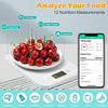 Smart Food Scale - Food Scales Digital Weight Grams and Oz with Nutritional Calculator, Marco Scale for Weight Loss, 0.1oz-11lb Kitchen Scales for Food Ounces, Calorie Scale for Diet, Keto, Diabetics