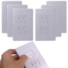 Prevent Electrocution Hazards with Self-Closing Outlet Covers - 6 Pack Child Proofing Kit