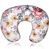 HNHUAMING Floral Nursing Pillow Cover, Breastfeeding Pillow Slipcover for Baby Girls, Soft Snug Fits On Newborn Feeding Pillow Case