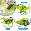 Dinonano Dinosaur STEM Solar Robot Toys for Kids - 3 in 1 Building Games Educational Science Coding Engineering Kit for Boys Ages 5 6 7 8-12 STEM Toys Dinosaur Gift School Family Creative Activities