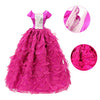 BARWA 10 Pcs Dresses with 17 Accessories Handmade Doll Clothes and Accessories Wedding Gowns Party Dresses for 11.5 inch Dolls