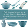 Rachael Ray Accessories Kitchen Pantryware Multi Purpose/Salad Serveware/Melamine Garbage Bowl, 4 Liters, Agave Blue