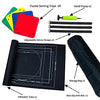 Puzzle Mat Roll Up,Store and Transport Puzzles to 1500 Pieces,with 4 Folding Jigsaw Sorting Tray, Hand Pump, Inflatable Tube, 45.7