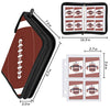 POKONBOY 400 Pockets Football Card Binder, Football Trading Cards, Display Case with Football Card Sleeves Card Holder Protectors Set for Football Cards