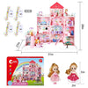 Huge Doll House Dollhouse with Light, Gift for Girls