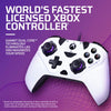 Victrix Gambit World's Fastest Licensed Xbox Controller, Elite Esports Design with Swappable Pro Thumbsticks, Custom Paddles, Swappable White / Purple Faceplate for Xbox One, Series X/S, PC