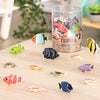 Terra by Battat - 60 Pcs Assorted Mini Sea Animal Toys - Plastic Ocean Animal Figurines - Tropical Fish & Crabs - Marine Animal Set For Kids and Toddlers 3 Years + - Storage Tube