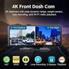 10 Inch Auto Brightness Wireless Apple Carplay Screen for Car Plug in.4k Dash Cam with Android Auto. Portable Car Stereo. Car Play Box Dash Mount,Driveplay,GPS Navigation,Bluetooth Touch Radio,Airplay