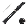 Topuly 27mm Resin Watch Band replacement for Casio Protrek Pro trek PRG-110C PRG-110Y PRW-1300 PRW-1300Y PAW-1300 Strap Wirstband accessories for Men and Women(Black)