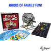 Regal Bingo - Deluxe Bingo Set - Includes 6 Inch Bingo Cage, Master Board, 18 Mixed Cards, 75 Calling Balls, Colorful Chips - Ideal for Large Groups, Parties