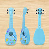 17 Inch Kids Ukulele Guitar Toy 4 Strings Mini Children Musical Instruments Educational Learning Toy for Toddler Beginner Keep Tone Anti-Impact Can Play with Picks/Strap/Primary Tutorial