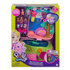 Polly Pocket Dolls & Accessories, 2-In-1 Travel Toy, Koala Purse Playset with 2 Micro Dolls, 1 Toy Car and 5 Animals