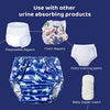 BISENKID Rubber Swim Diaper Cover for Plastic Pants Good Elastic Plastic Diaper Covers for Plastic Underwear for Toddlers & Potty Training Pants Boy 1t