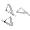 TriPole Tablecloth Clips 32 Pack Stainless Steel Table Cover Clamps Skirt Clips for Home Kitchen Restaurant Picnic Tables