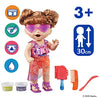 Baby Alive Sunshine Snacks Doll, Eats and Poops, Summer-Themed Waterplay Baby Doll, Ice Pop Mold, Toy for Kids Ages 3 and Up, Brown Hair