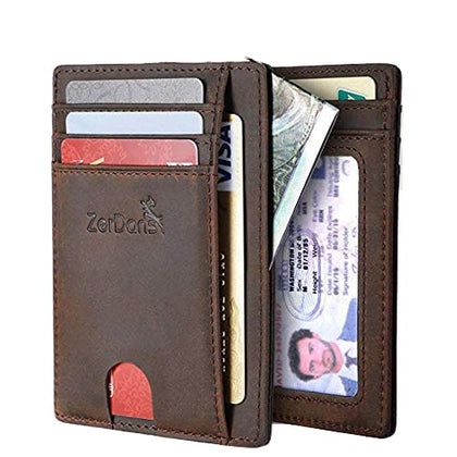 Brown Leather For Men - Card & ID Cases