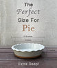 Mora Ceramic Pie Pan for Baking - 9 inch - Deep and Fluted Pie Dish for Old Fashion Apple Pie, Quiche, Pot Pies, Tart, etc - Modern Farmhouse Style Porcelain Ceramic Pie Plate - Earl Grey