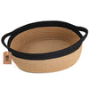 Goodpick Small Woven Basket | Modern Jute Rope Basket | Cotton Basket | Room Storage Basket | Chest Box with Handles Basket 12