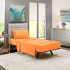 Nestl Twin Sheets Set - 3 Piece Twin Bed Sheets, Double Brushed Twin Sheet Set, Hotel Luxury Bed Sheets Twin Size, Extra Soft Light Orange Sheets, Twin Size Bed Set