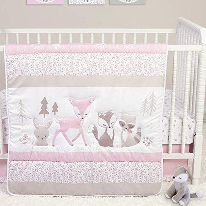 Sammy & Lou Sammy & Lou Sweet Forest Friends 4Piece Crib Bedding Set