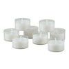 Stonebriar Bulk 96 Pack Unscented Smokeless Long Burning Clear Cup Tea Light Candles with 6 to 7 Hour Extended Burn Time