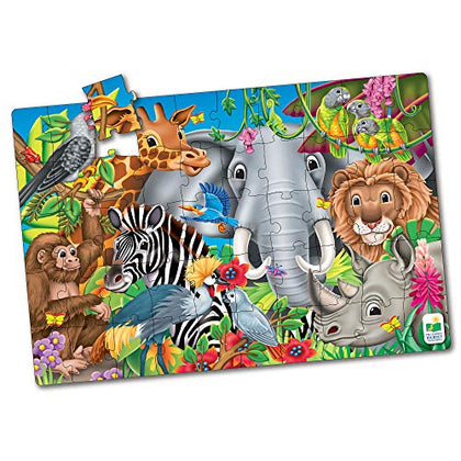 The Learning Journey: Jumbo Floor Puzzles - Animals of The World - Kids Puzzles, Kids Floor Puzzles For Kids Ages 4-8, Animal Puzzle, Award Winning Educational Toys