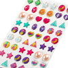 240 Piece Sticker Earrings 3D Gems Sticker Girls Sticker Earrings Self-Adhesive Glitter Craft Crystal Stickers