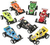 Prextex 16 pack Kids Racing Car Pull Back and Go Vehicles Great Easter Eggs Fillers or Stocking Stuffers and Toys for Boys Best Pull Back Racing Cars for Toddlers