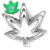 Marijuana Cannabis Shaped (Pot Leaf), Cookie Cutter Set, 3 Piece, Premium Food-Grade Stainless Steel, Dishwasher Safe (1 Pack)