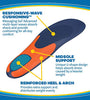 Dr. Scholl's Extra Support Insoles Superior Shock Absorption and Reinforced Arch Support for Big & Tall Men to Reduce Muscle Fatigue So You Can Stay on Your Feet Longer (for Men's 8-14)