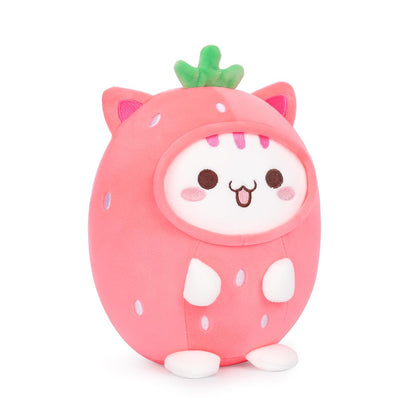 AIXINI Cute Strawberry Cat Plush Pillow 8