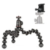 Joby GorillaPod 1K GripTight Mount PRO Kit, Compact Flexible Tripod 1K Stand and BallHead 1K with Locking Phone Mount, Easy Landscape or Portrait Mode, Supports up to 1kg (2.2lb), Black (JB01831-BWK)