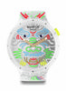 Swatch Unisex Casual Clear Bio-Sourced Quartz Watch Dragon in Cloud