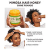 Carol's Daughter Mimosa Hair Honey Shine Pomade for Textured and Curly Hair - with Shea Butter & Rosemary Oil, 8 fl oz