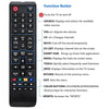 Angrox Universal Remote Control for Samsung-TV-Remote All Samsung LCD LED HDTV 3D Smart TVs Models