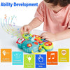 HOLA Baby Toys 6 to 12 Months Old Baby Piano Toys Infant Toys Elephant Light Up Music 9 Month Old Baby Toys 12-18 Months, Learning Birthday Gifts Toys for 1 Year Old Girl Boy