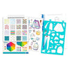 Make It Real: Fashion Design Sketchbook: Digital Dream - Includes 110 Stickers & Stencils, Draw Sketch & Create, Fashion Coloring Book, Tweens & Girls, Kids Ages 6+