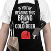 NewEleven Christmas Gift For Men, Dad, Husband, Him - Aprons For Men With Pockets - Funny Gifts For Men, Dad, Husband, Boyfriend, Him, Brother, Uncle - Grill Cooking BBQ Kitchen Chef Apron